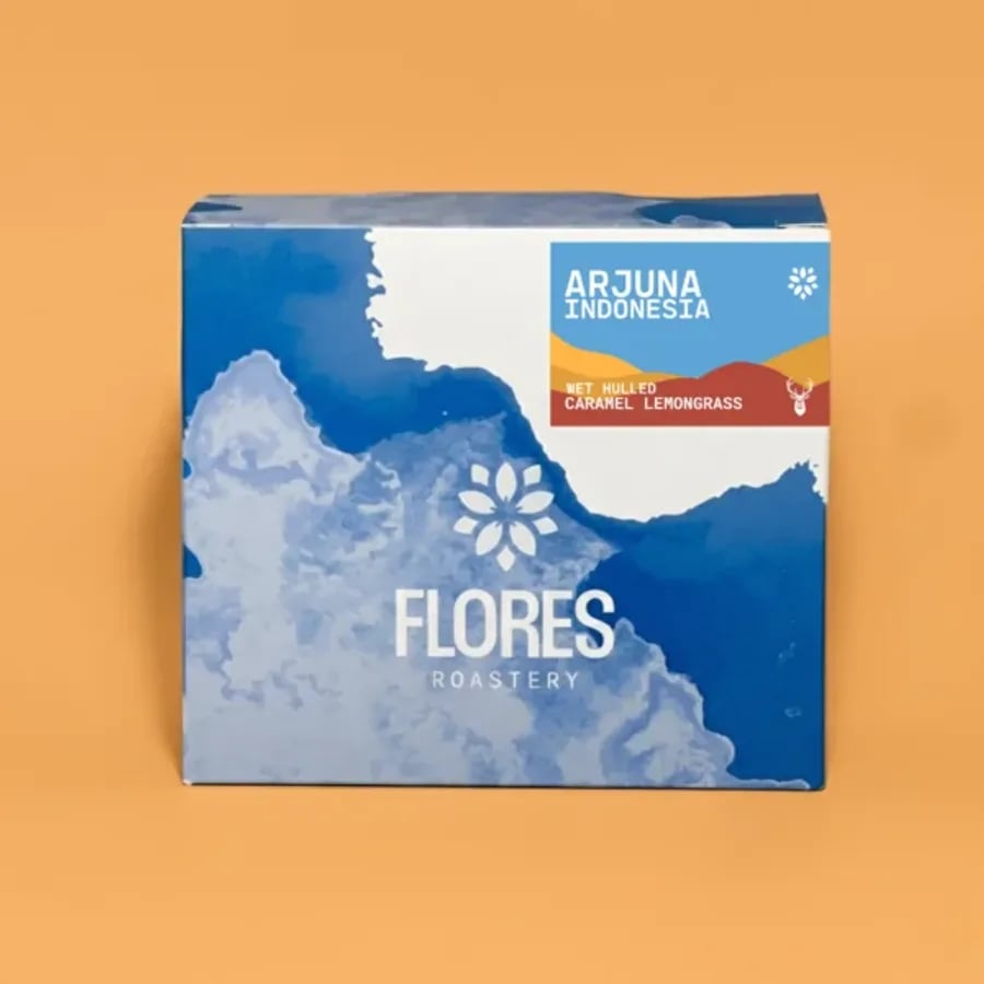 Flores Roastery Arjuna Endonezya Wet Hulled kahve paketi