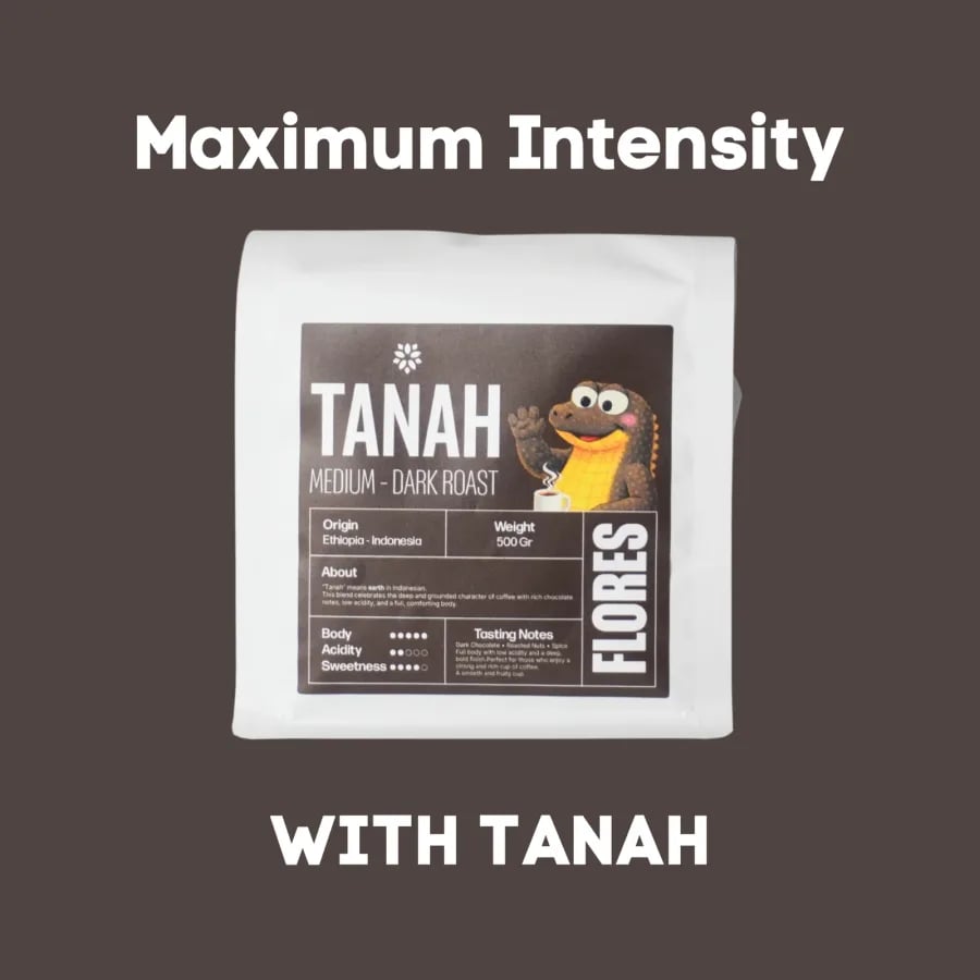 Flores Roastery Tanah Blend kahve paketi