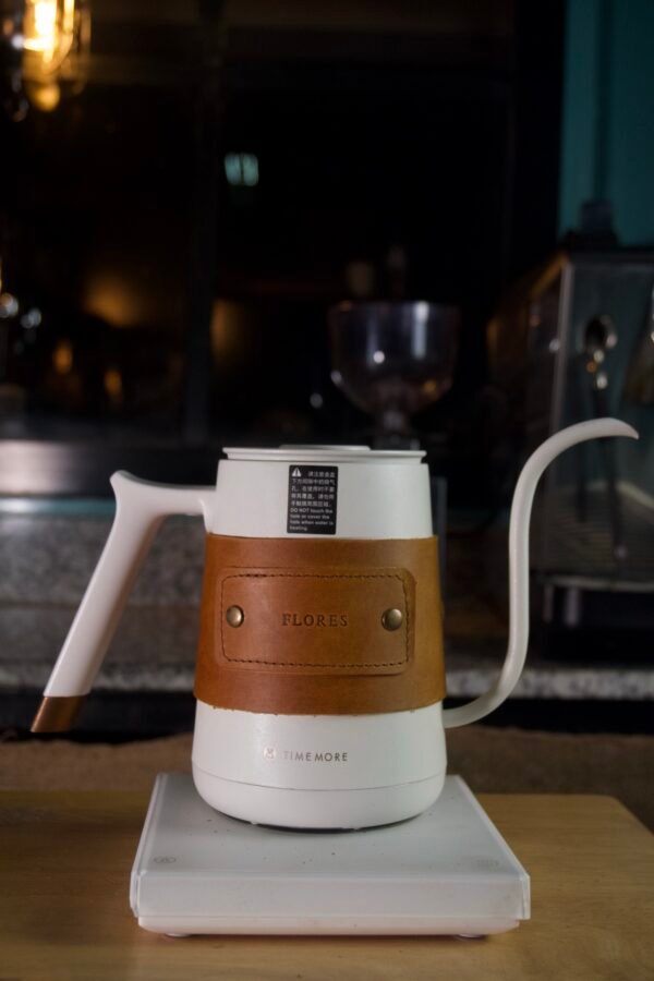 Deri Kettle Kılıfı El Yapımı by Flores TIMEMORE